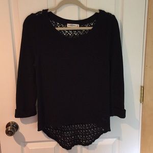 Abercrombie & Fitch sweater w crochet back